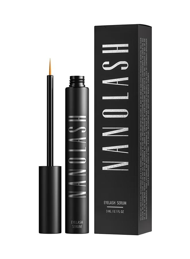 Nanolash Eyelash Growth Serum Conditioner 3ML, Lash Growth Serum For Fuller, Thicker & Stronger Lashes And Eyebrows, Irritation-Free Formula, Lash Boost For Longer Lashes - Image 1